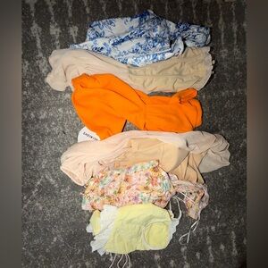 Set of 6 modern women’s blouses size small